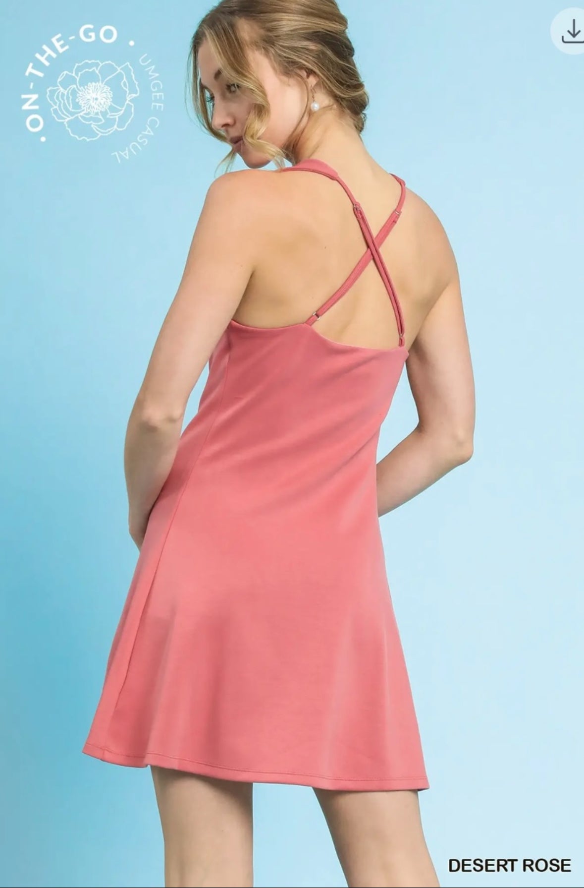 Pink Powder Workout Dress