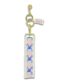 Pink Trellis Lace Keyfob