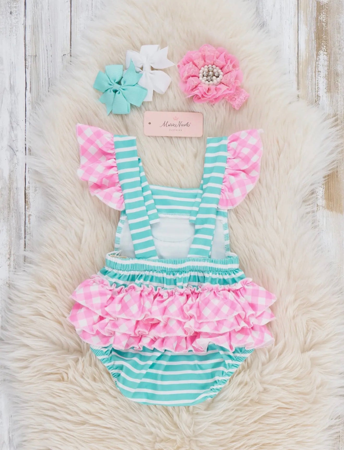 Watermelon Ruffle Romper