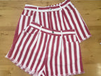 Red Stripe Shorts