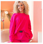 LuLu Mac Waffle Shorts- Hot Pink