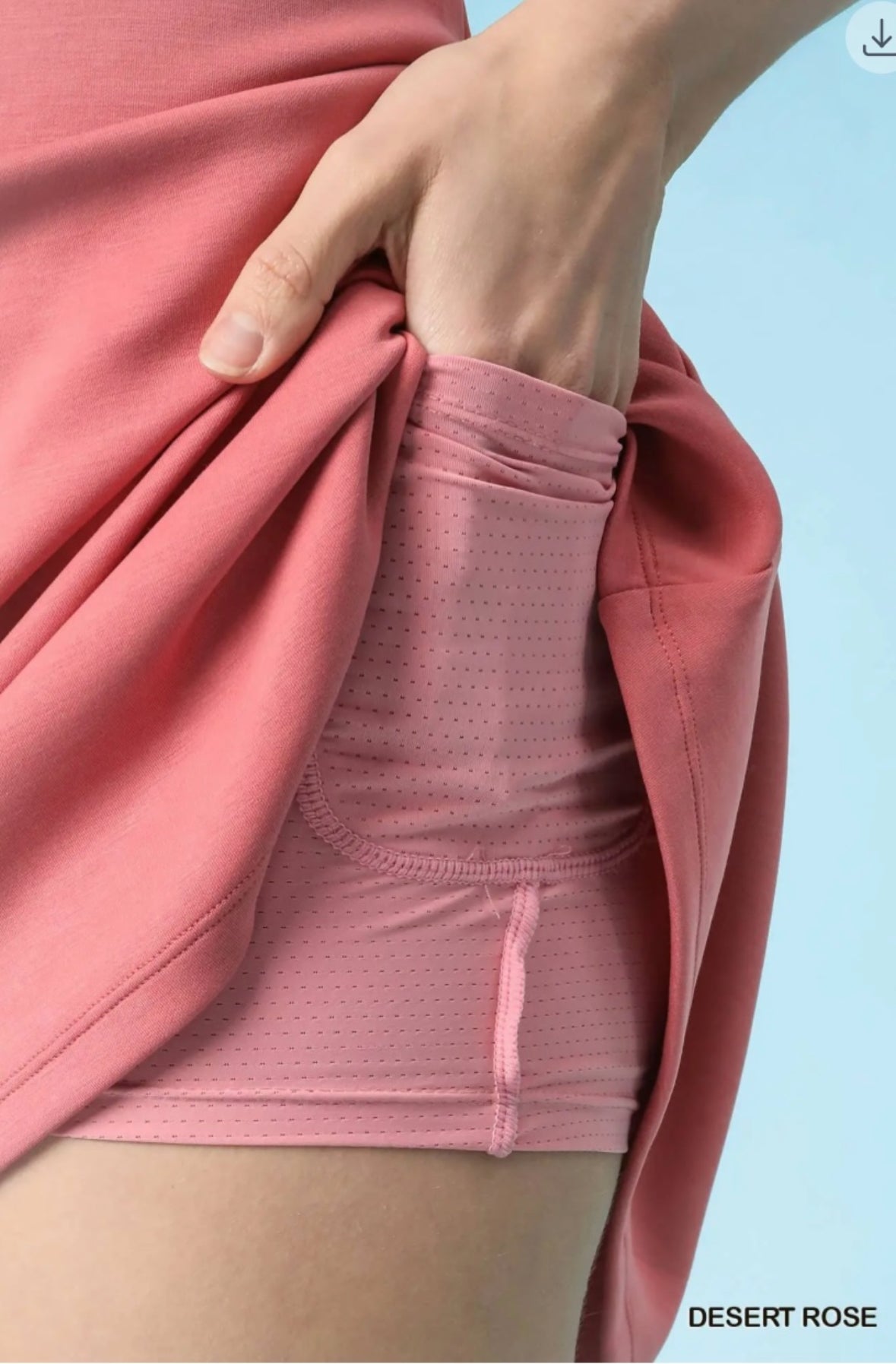 Pink Powder Workout Dress