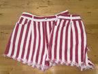 Red Stripe Shorts
