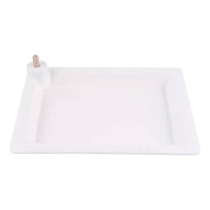 Celebrate Everything White Rectangular Platter