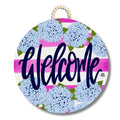 Hydrangea Welcome Doorhanger