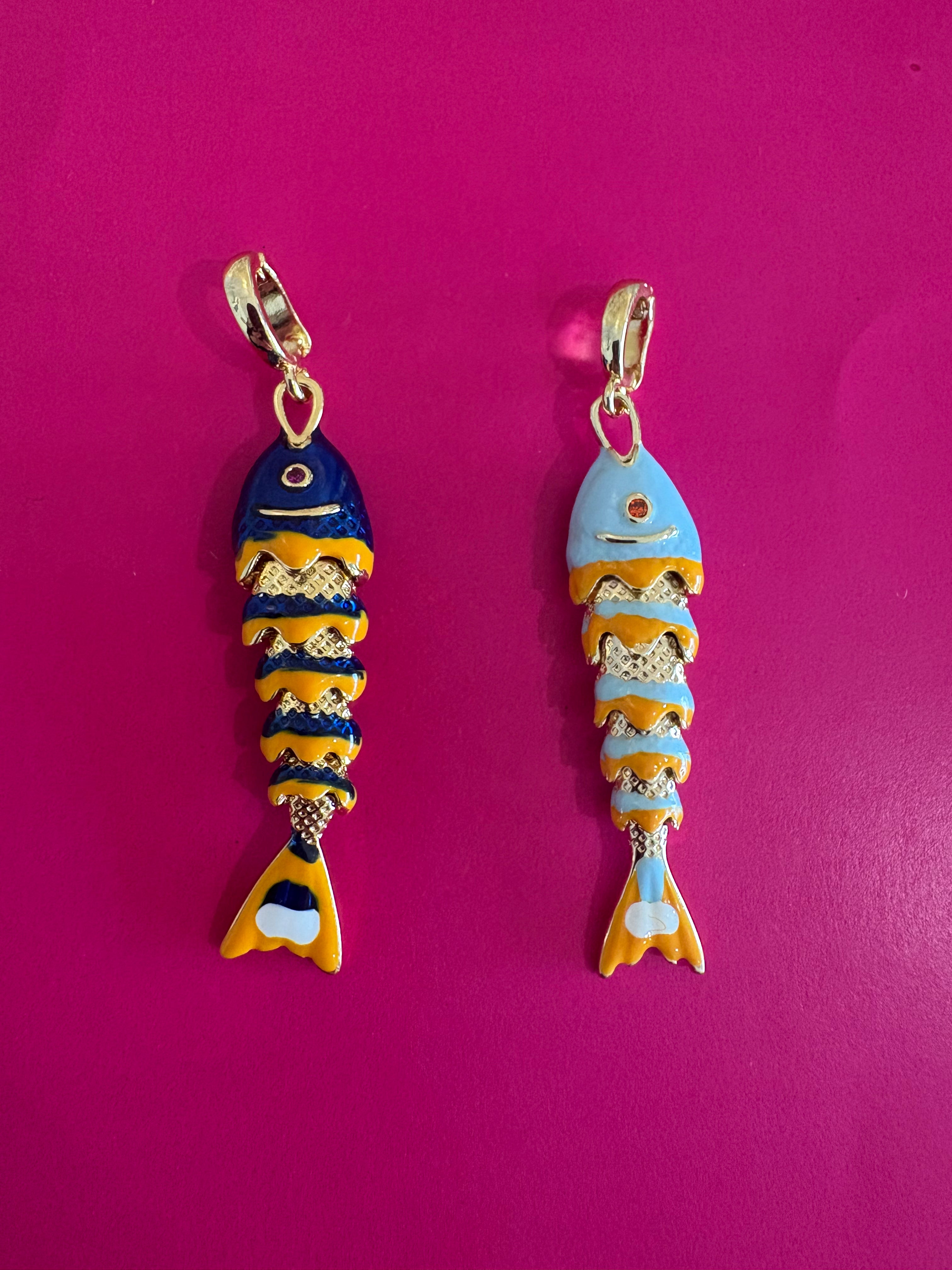 Coastal Crystal Collection- Fish Charm