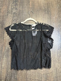 Black Lace Blouse