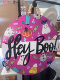 Hey Boo Door Hanger