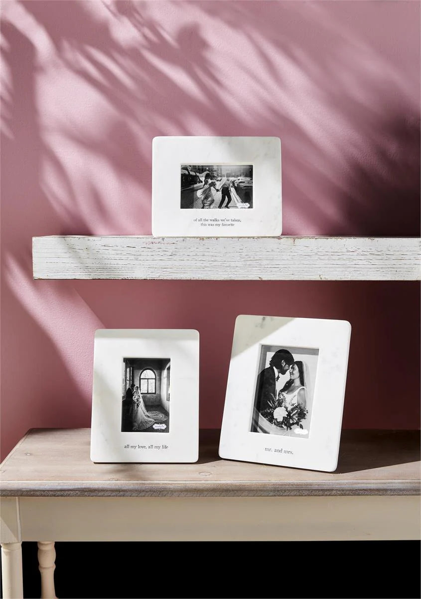 Mr & Mrs Marble Frame