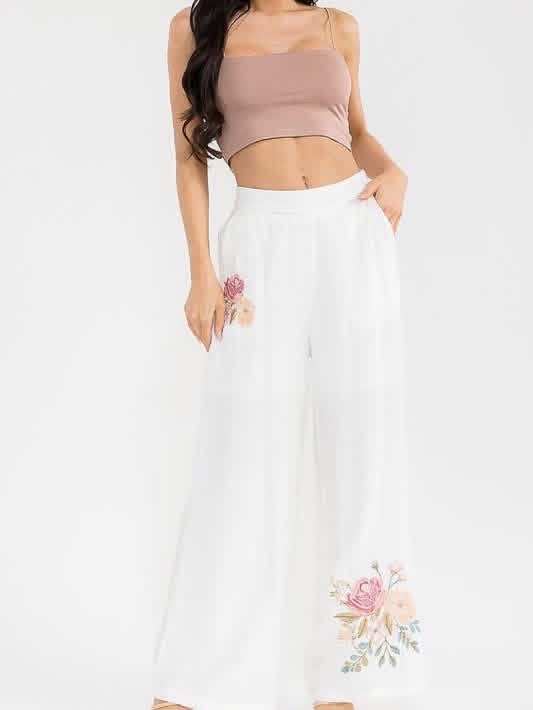 Flowing Florals - White