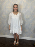 White Whisper Mini Dress