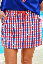 Gingham Glory Skort