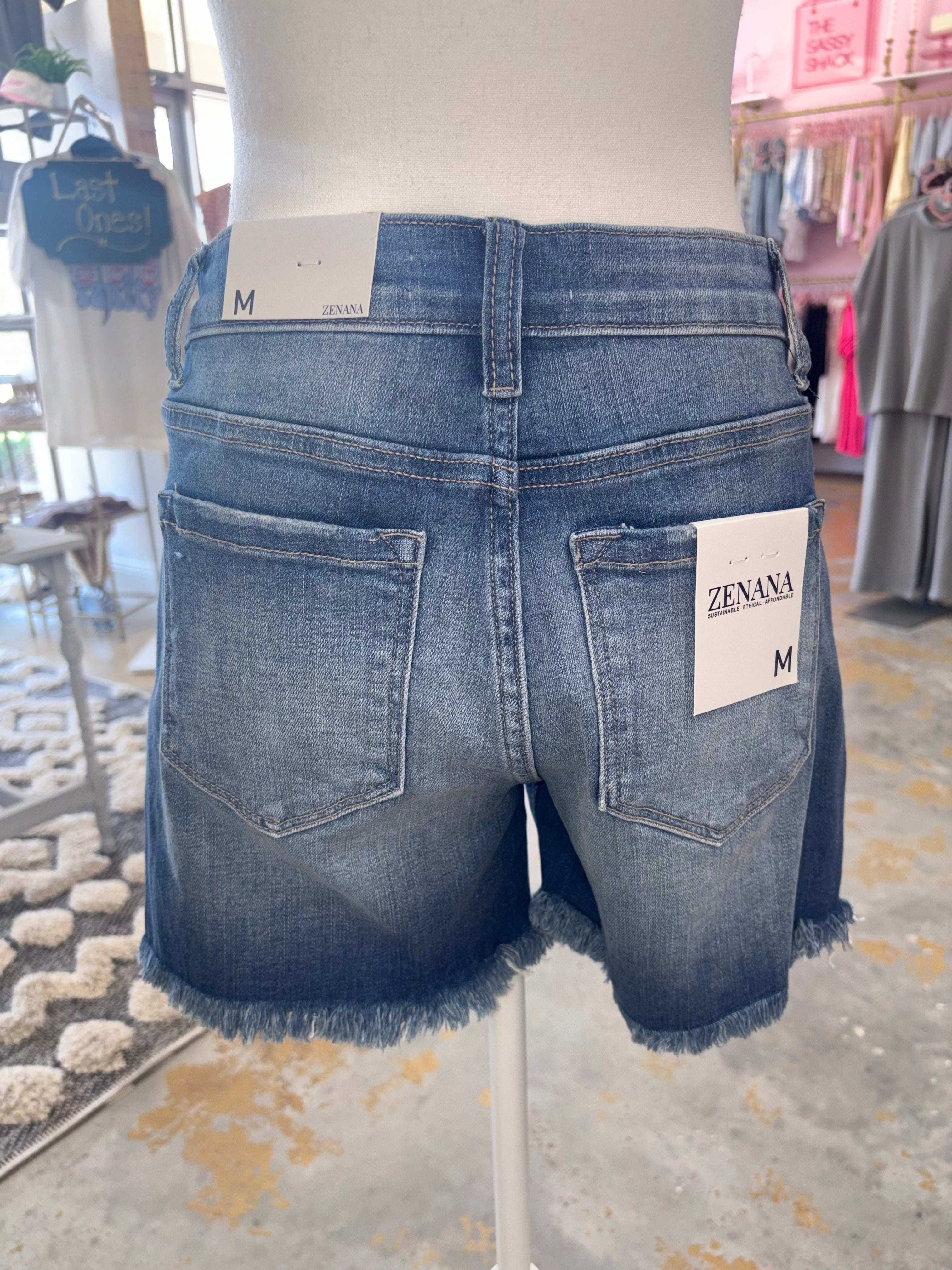 Sammi Midrise Zenana Shorts