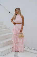 Pink Polka Dot Set