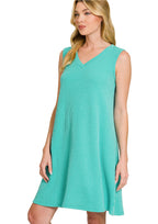 Kennedy Swing Dress- Turquoise