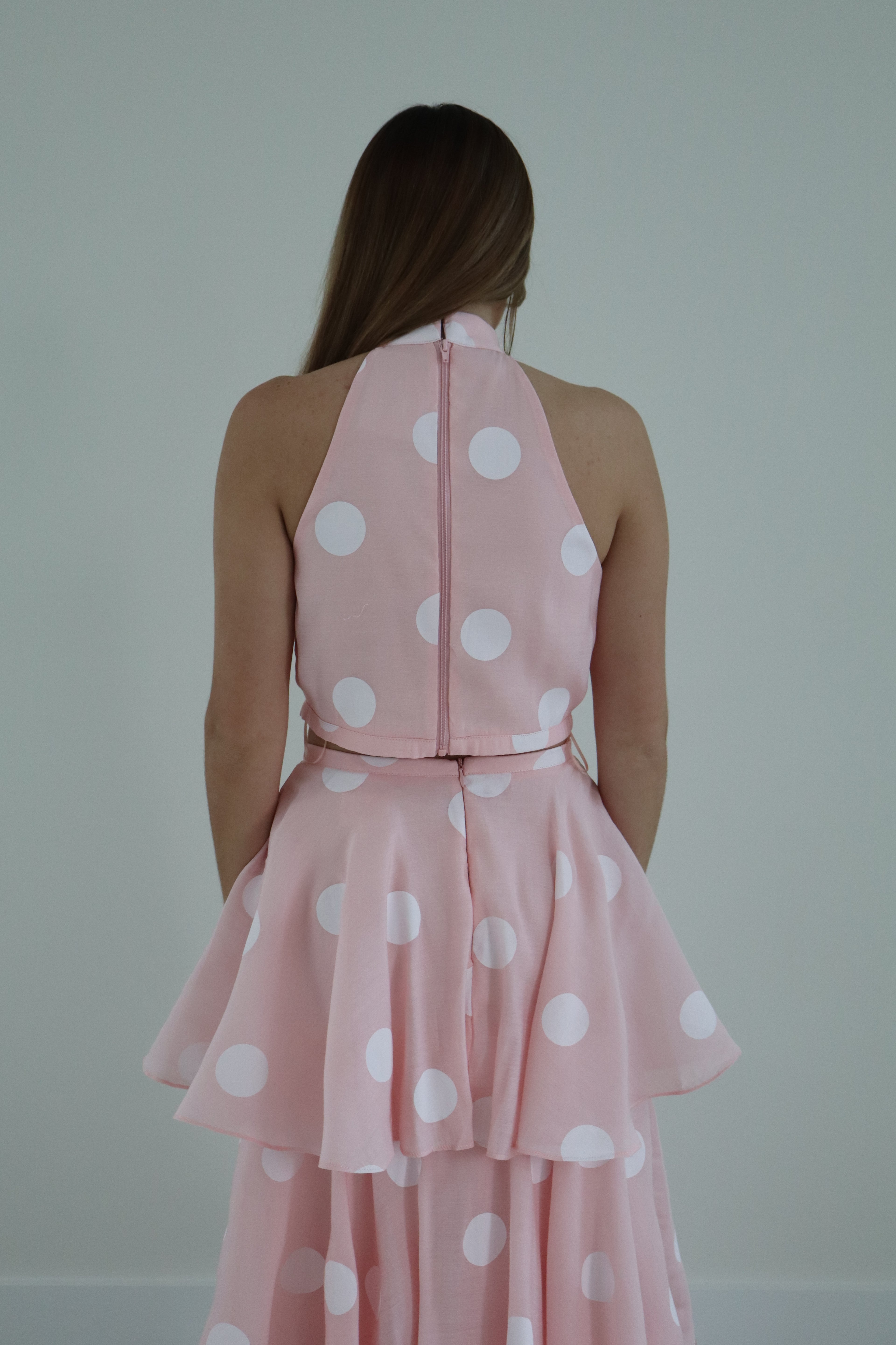 Pink Polka Dot Set