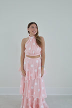 Pink Polka Dot Set