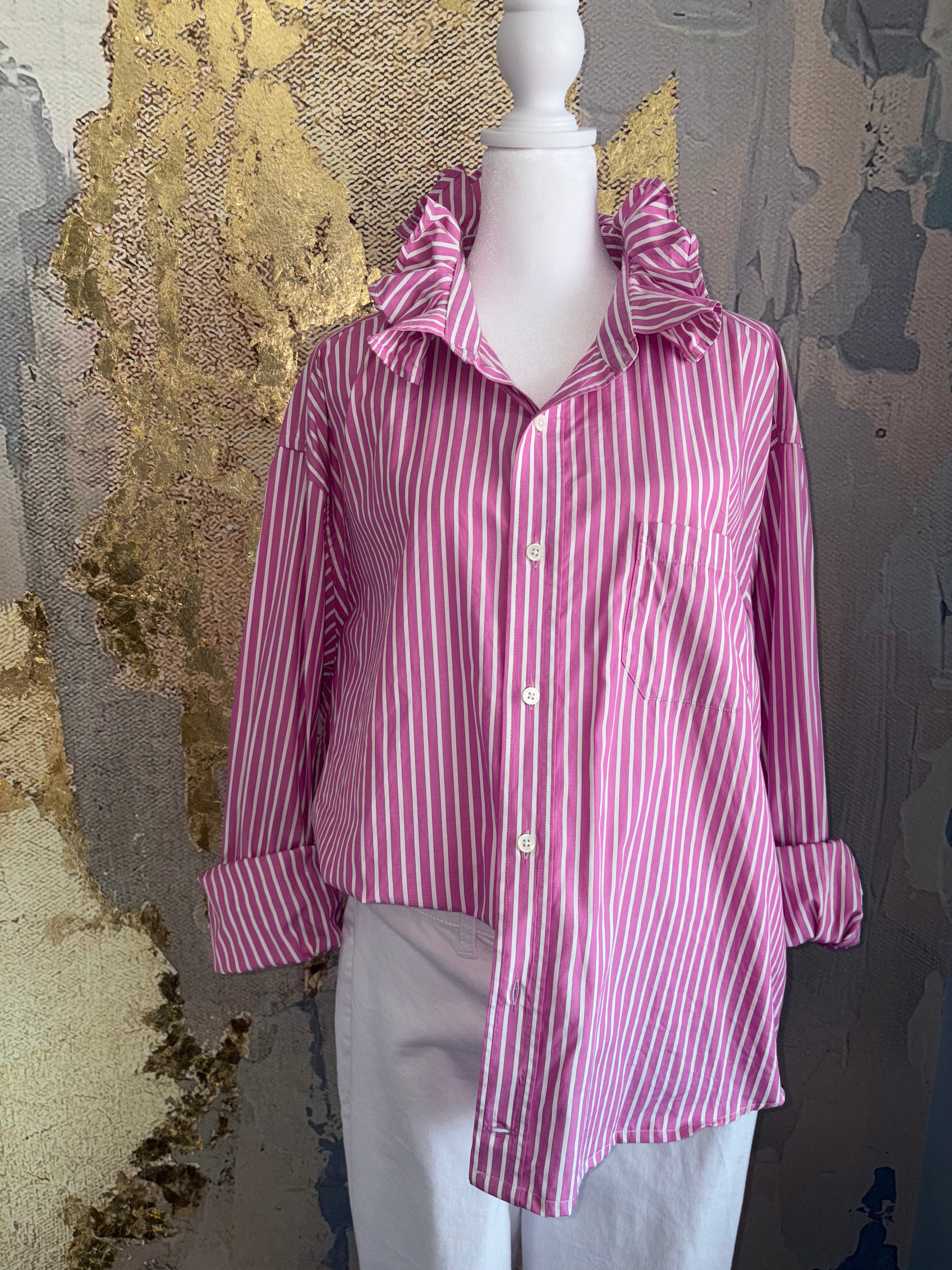 Pink Stripe Heirloom XL