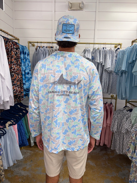 Saltwater Camo Performance Top