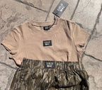 LuLu Mac Baby Doll Top - Taupe