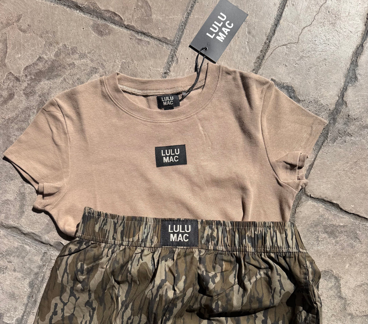 LuLu Mac Baby Doll Top - Taupe