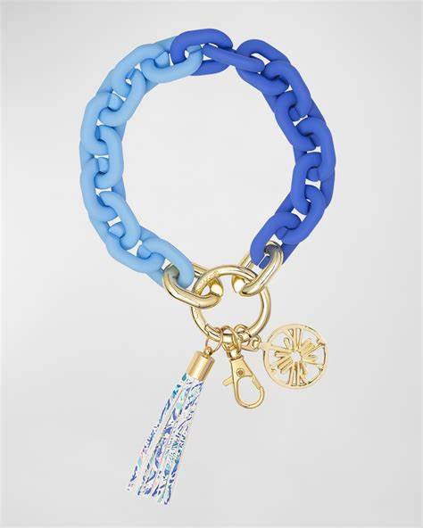 Lilly Pulitzer Chain Link Keychain Bracelet