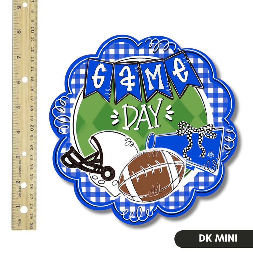 Game Day Blue & White Mini