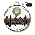 Welcome Stained Stripe with Mini