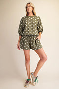 Dot About You Shorts Set