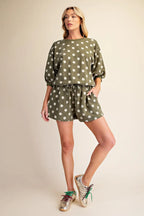 Dot About You Shorts Set