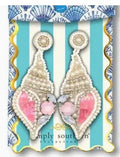 Shell Statement Earrings