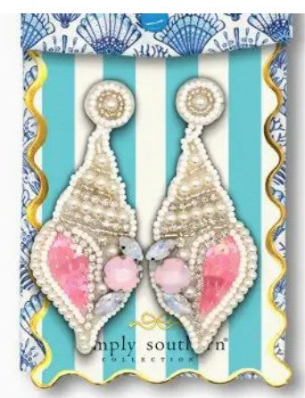 Shell Statement Earrings