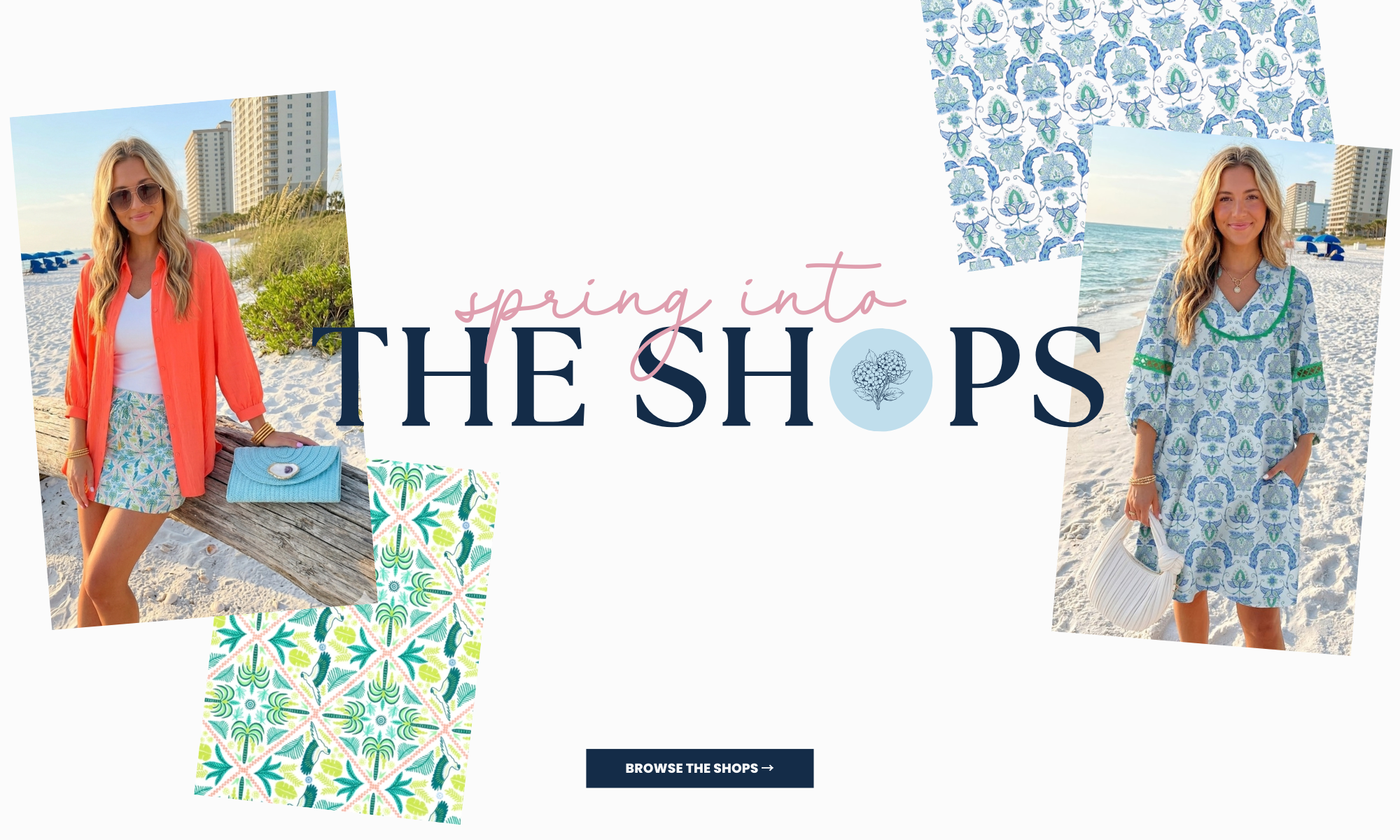 Spring into The Shops - clothing, gifts and artisan made goods in panama city beach