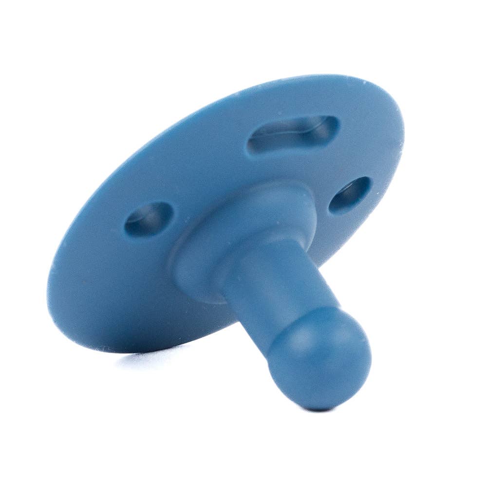 Mini Man Bubbi™ Pacifier: Blue