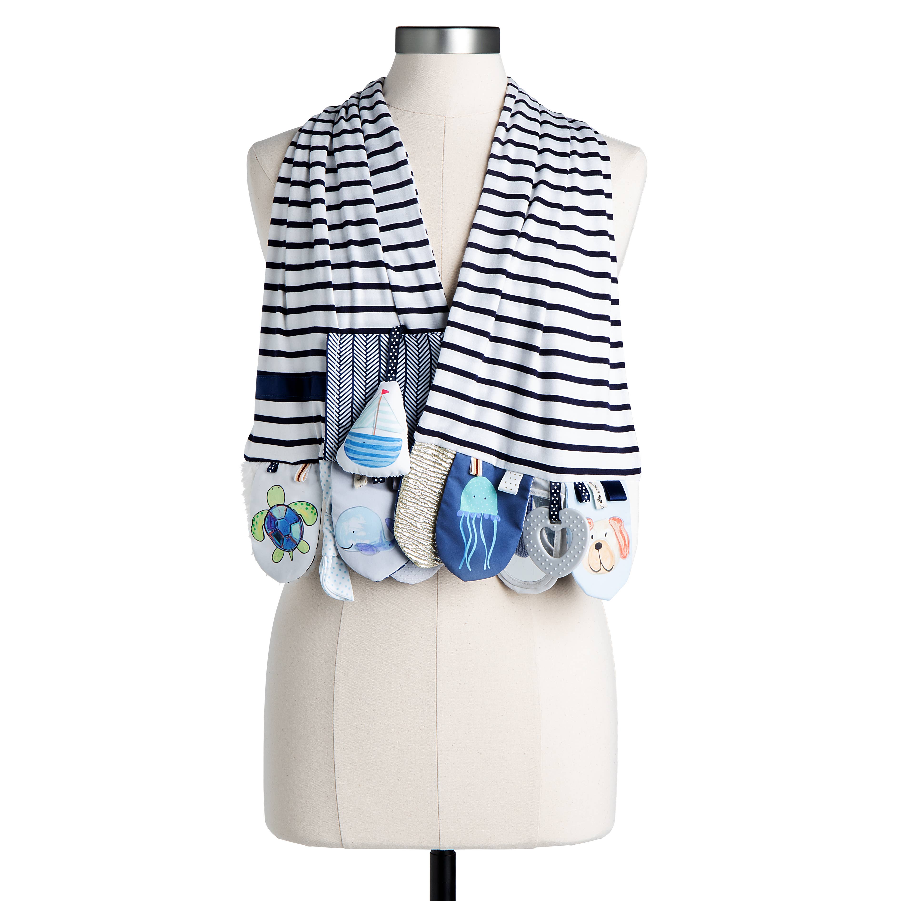 Mommy & Me Activity Scarf- Blue