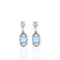 Air Blue Opal Vintage Inspired Crystal Earrings