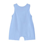 Periwinkle Blue Crosses Smocked JonJon