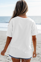 Fancy Flag Tee - White