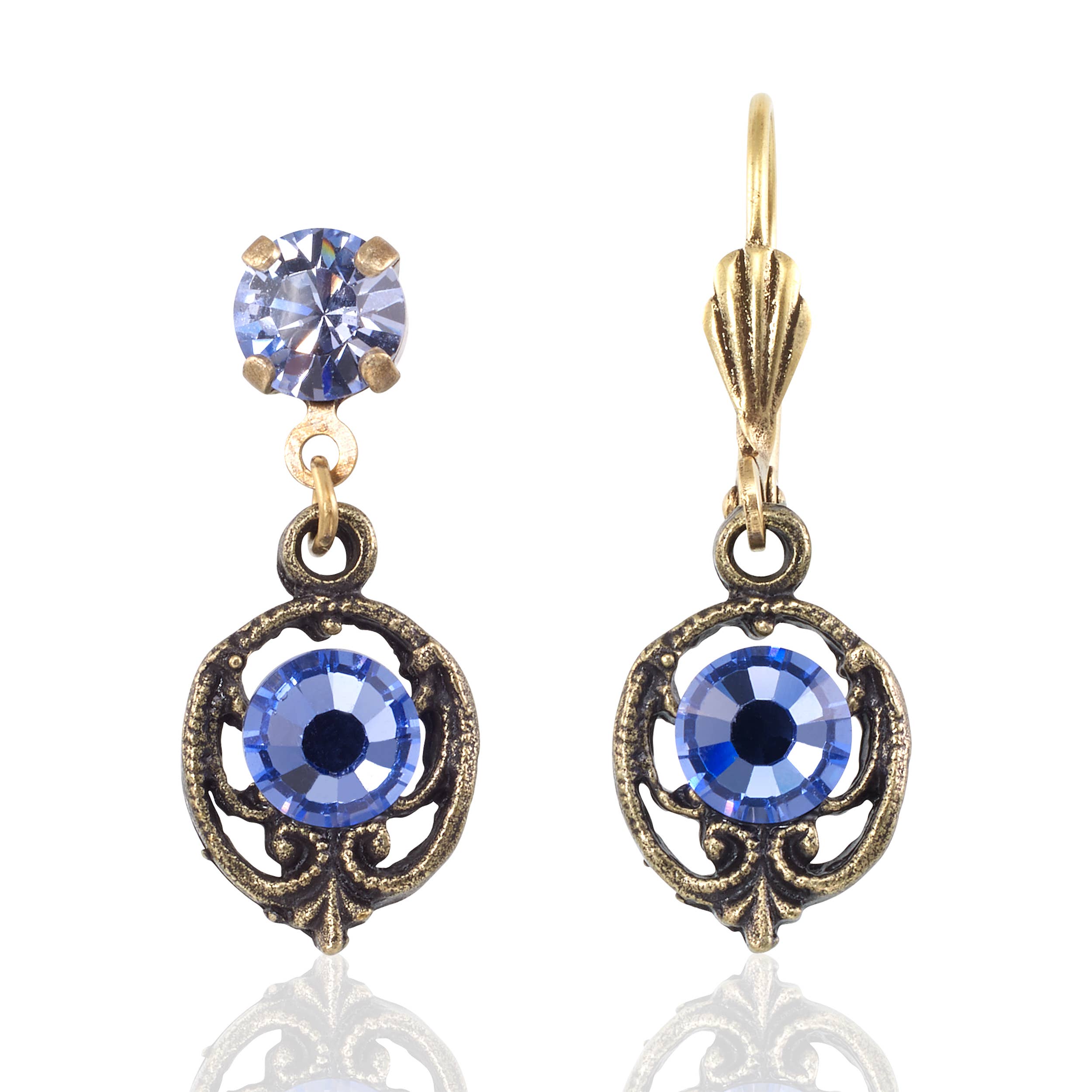 Madeline Crystal Earring: Post