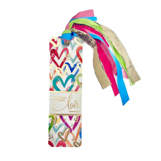 Confetti Hearts Tassel Bible Bookmark