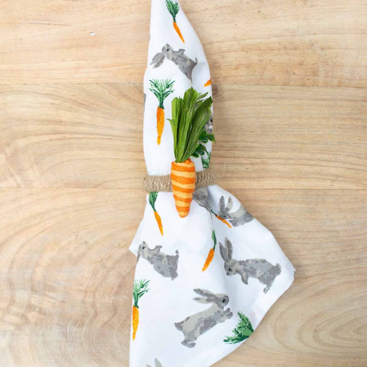 Carrot Napkin Ring 4"