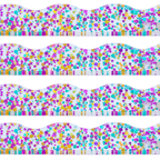 Magnetic Mahjong Pusher-Confetti-Wavy-Multi-Color