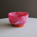 RESIN Rio Small Bowl with Base (Pink and Orange)