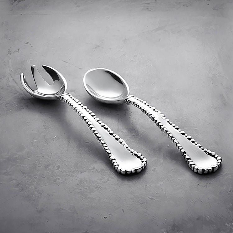 ORGANIC PEARL Lg Salad Servers