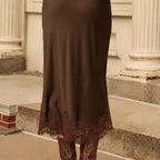 Chocolate Lace Skirt