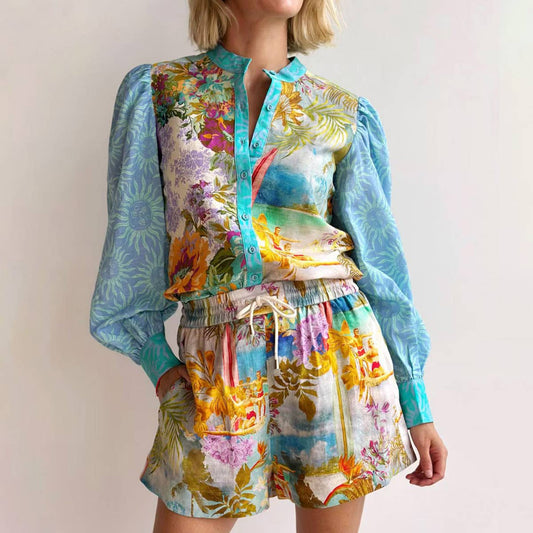 Blue Hawaiian Set