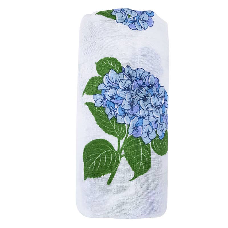 Hydrangeas Swaddle Blanket
