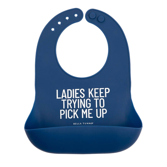 Ladies Pick Me Up Wonder Bib: Blue