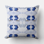 Mia Decorative Abstract Mid-Century Art Throw Pillow: 18x18