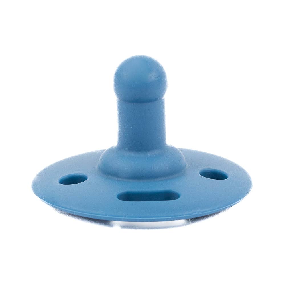 Mini Man Bubbi™ Pacifier: Blue